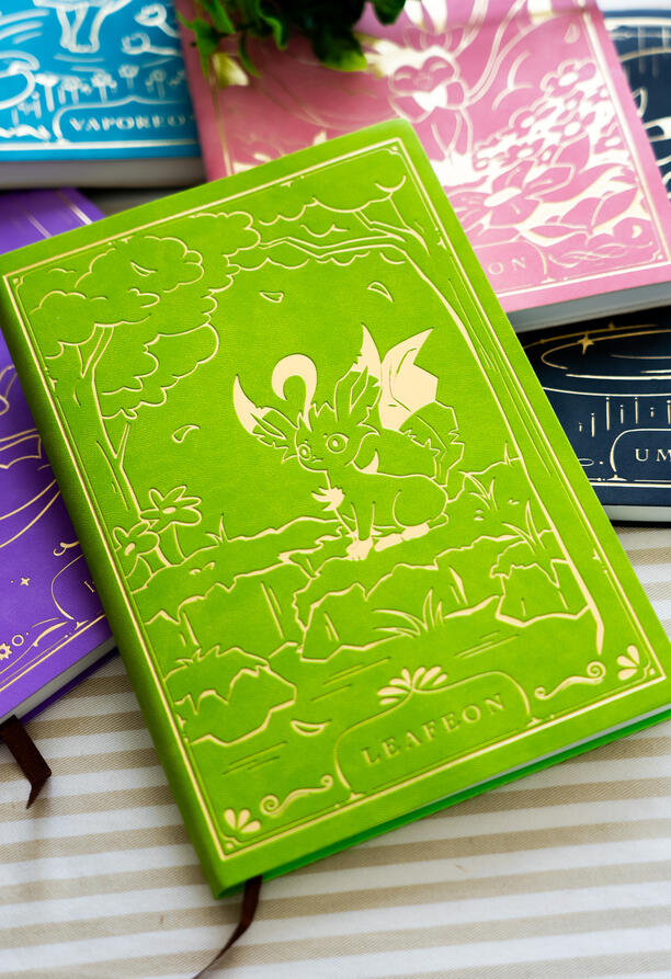 foil leather notebooks